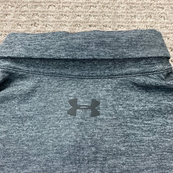 UNDER ARMOUR Golf Shirt Gray Men Extra Large XL The Playoff Polo Loose Outdoor - Picture 8 of 11